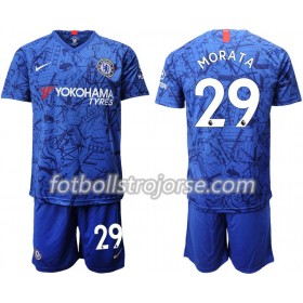 Chelsea Matchtröjor Morata 29 Barn Hemma Fotbollströja 2019-2020
